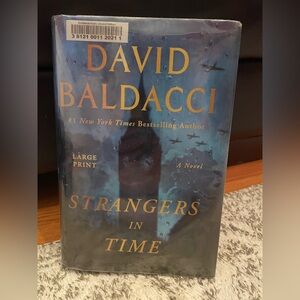 David Baldacci 'Strangers in Time' Large Print Book (Hardcover copy)